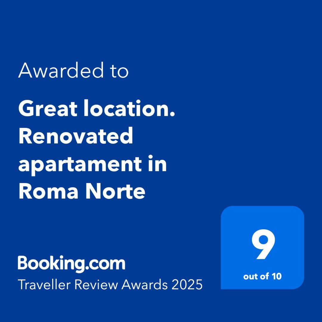 Great Location. Renovated Apartament In Roma Norte Mexico City Luaran gambar